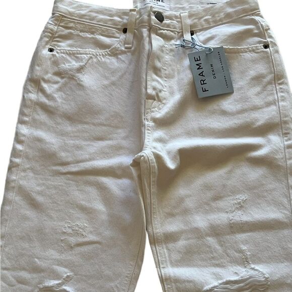 Frame HR Pegged Straight Fit Jeans - Picture 2 of 13